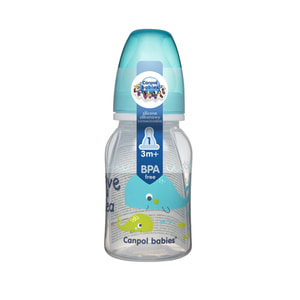 Канпол FOR KIDS Canpol Plastic bottle. Love & Sea, turquoise 120ml, 4155