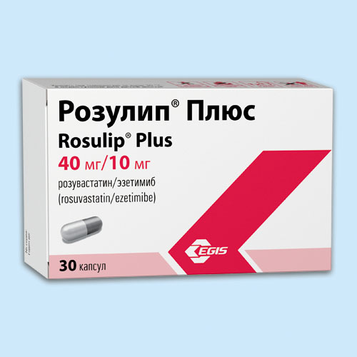 Розулип ԴԵՂՈՐԱՅՔ Ռոզուլիպ Պլյուս դեղապատիճներ 40մգ/10մգ x 30