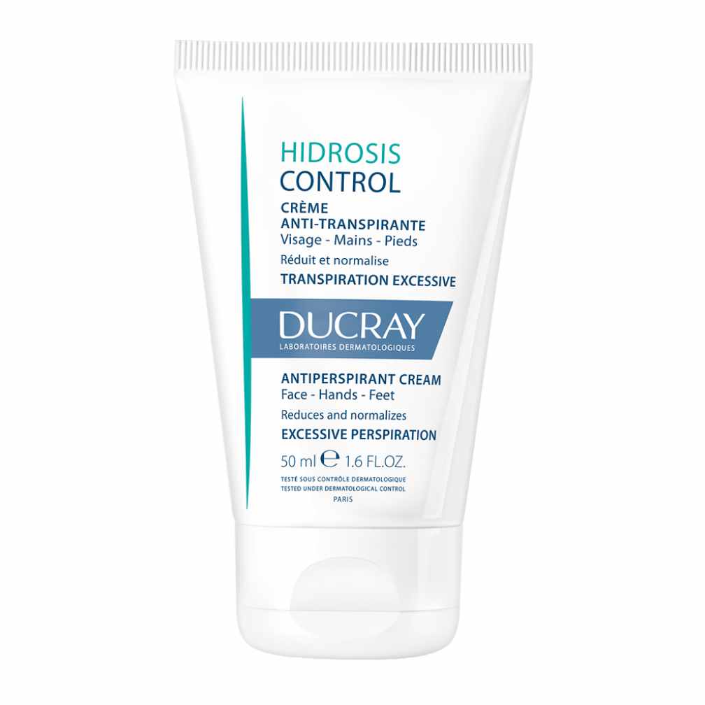 Дюкрей CARE PRODUCTS Ducray Hidrosis cream antiperspirant for face hands and feet 50ml