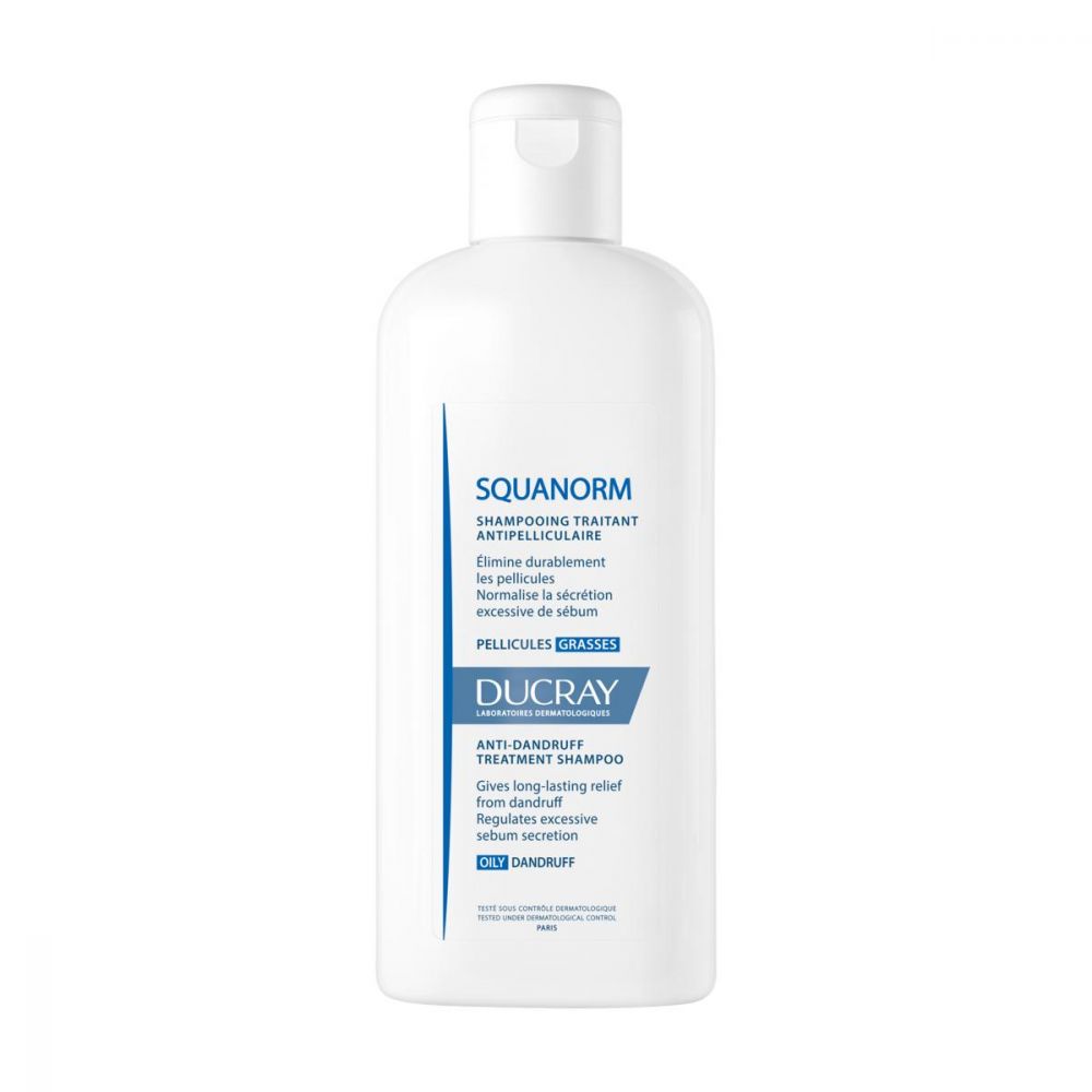 Дюкрей CARE PRODUCTS Ducray Kelual Squanorm shampoo for oily dandruff 200ml
