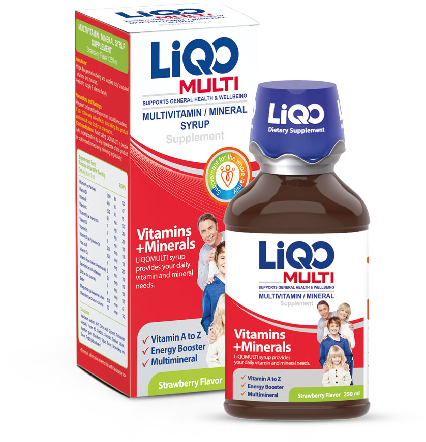 Лико MEDICINES LIQO Multi syrup strawberry flavoured 250ml