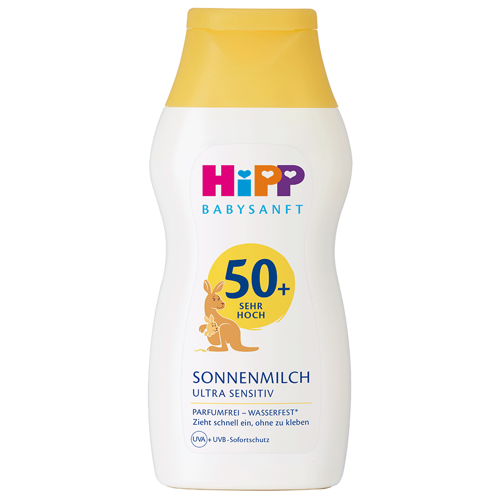 Хипп ПРОДУКТЫ ДЛЯ ДЕТЕЙ Хипп Бейбисанфт солнцезащитное молочко SPF 50+ 50мл (90801)