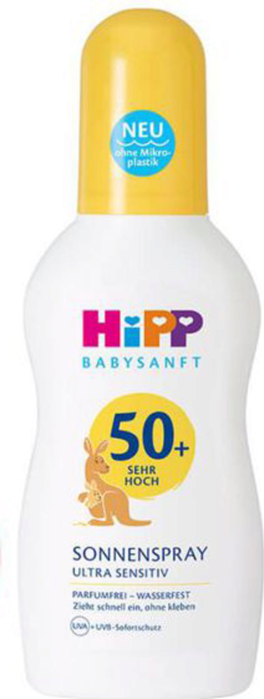 Хипп ПРОДУКТЫ ДЛЯ ДЕТЕЙ Хипп Бейбисанфт солнцезащитный спрей SPF 50+ 150мл (90803)