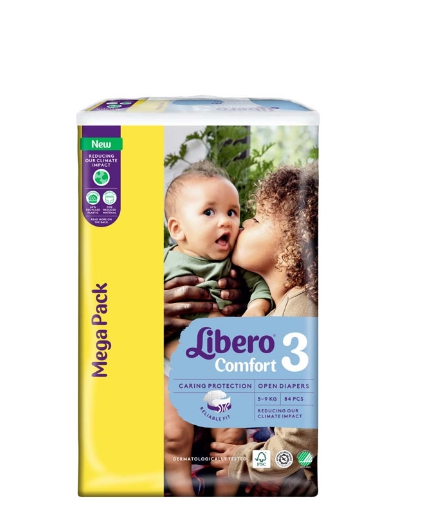 Либеро ПРОДУКТЫ ДЛЯ ДЕТЕЙ Либеро подгузники #3 (5-9кг) N84 (84004)