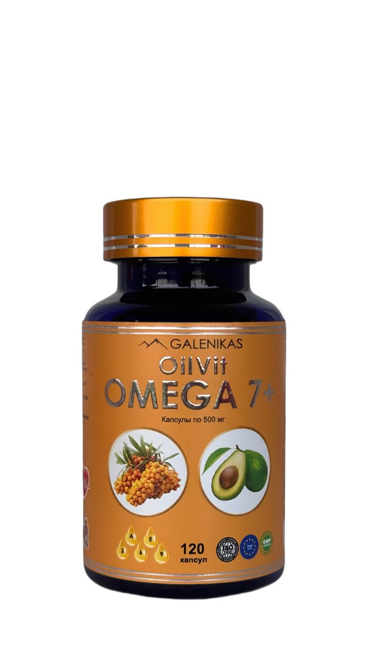 Оилвит MEDICINES OilVit Omega 7+ caps. 500mg x120