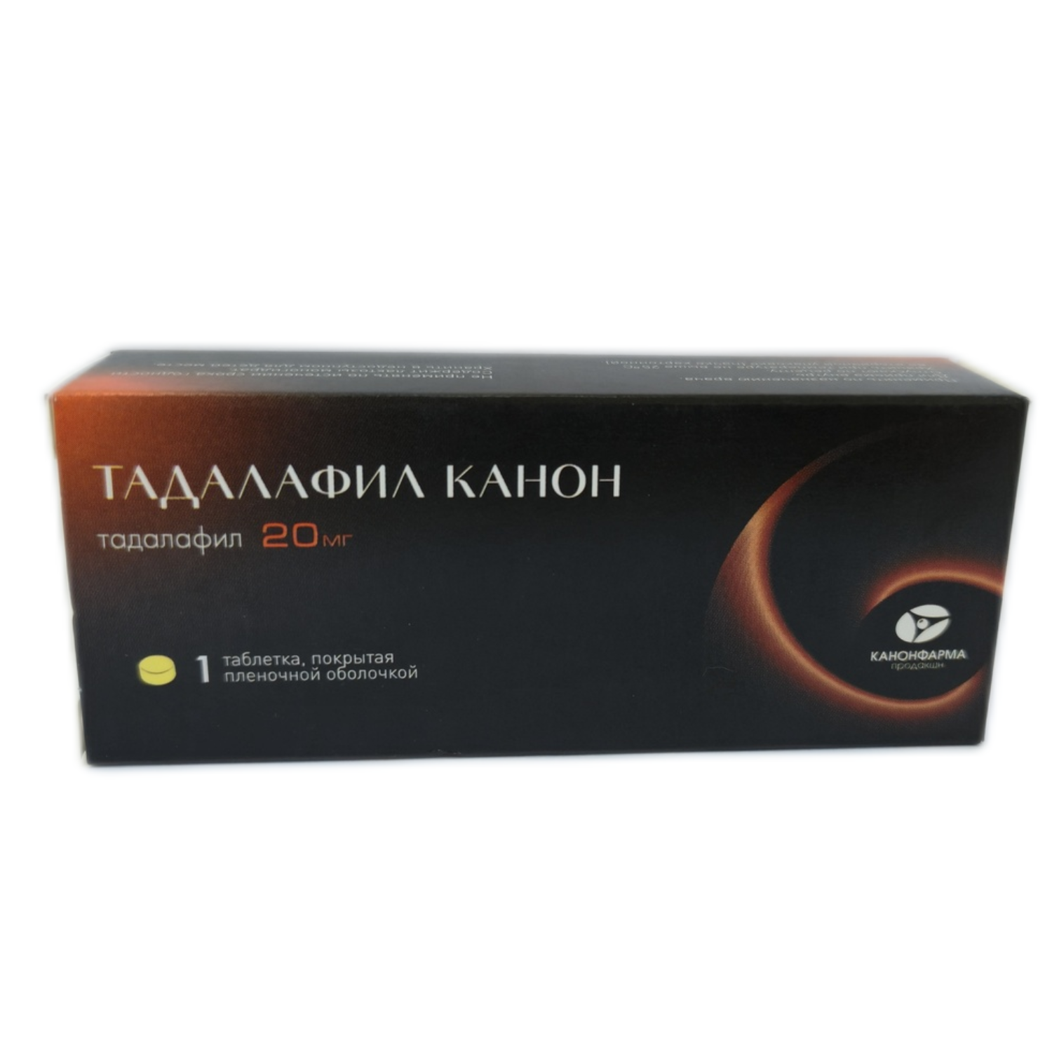 Тадалафил MEDICINES Tadalafil-Canon coated tablets 20mg x 1
