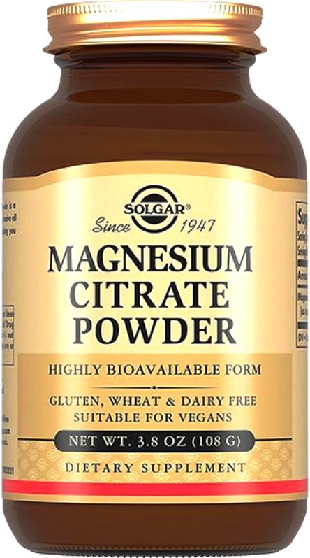 Магния MEDICINES Magnesium citrate powder 108g solgar