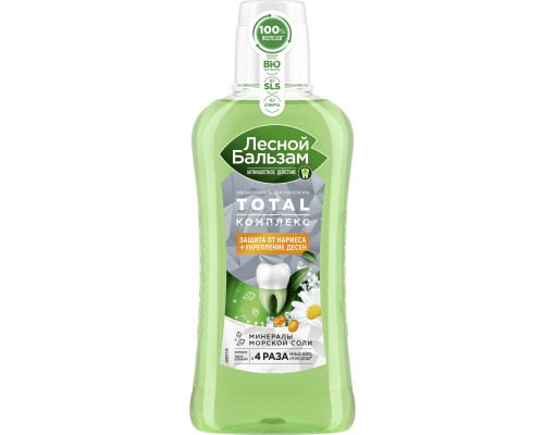 Лесной CARE PRODUCTS Лесной Бальзам ополаск. Тотал комплекс, ромашка, облепиха 400мл