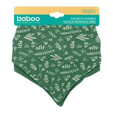 Бабуу ԵՐԵԽԱՆԵՐԻ ՀԱՄԱՐ Բաբու մուսլինե գոգնոց, կանաչ 2 հատ