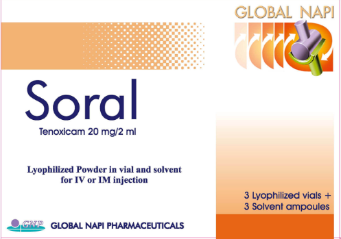 Сорал MEDICINES Soral 20mg powder with solvent vial N3
