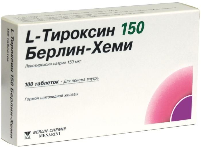 Л MEDICINES L-thyroxine tablets 150mcg x 100