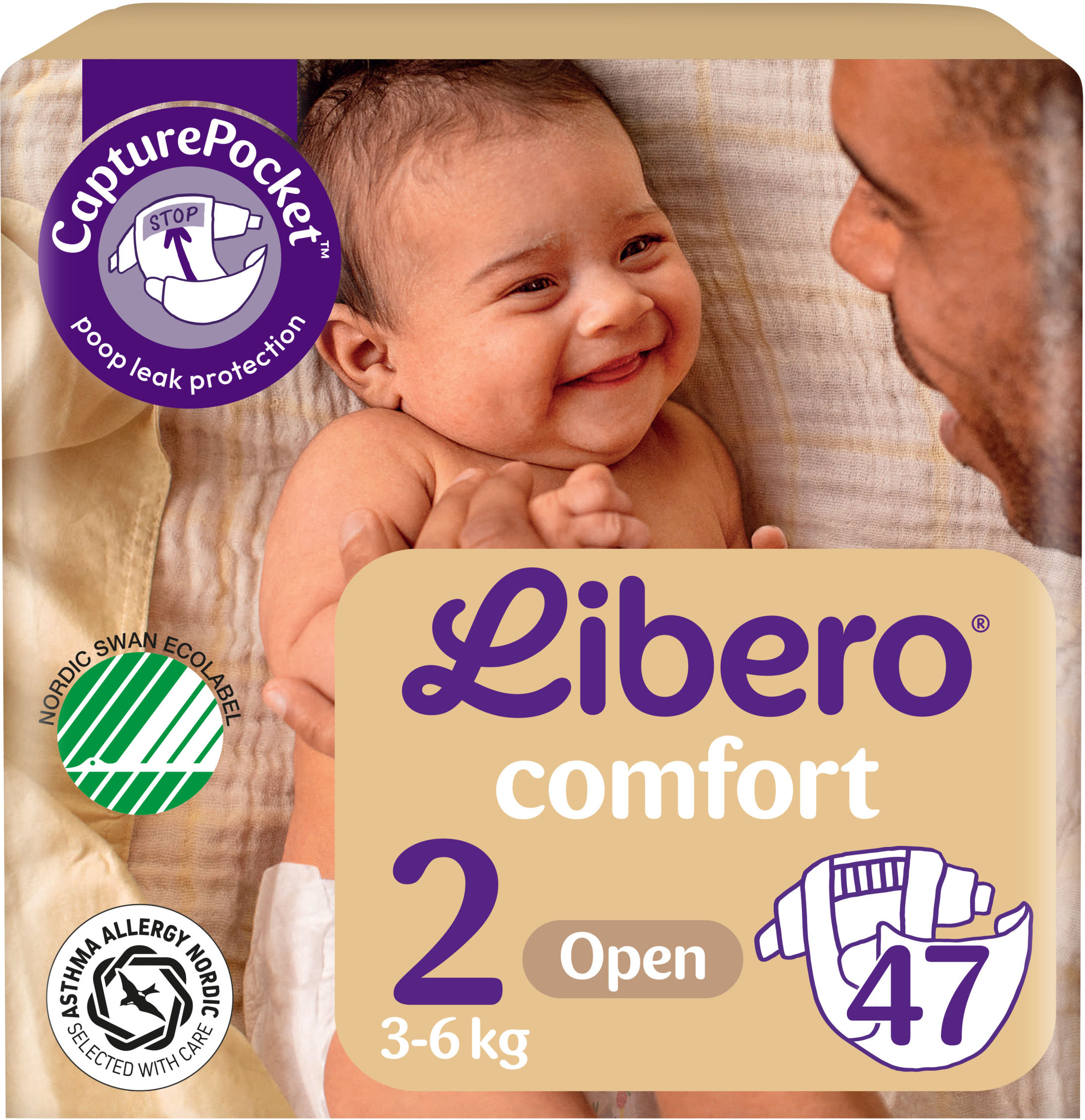 Либеро ПРОДУКТЫ ДЛЯ ДЕТЕЙ Либеро подгузники #2 Newborn (3-6кг) N47 (100920)