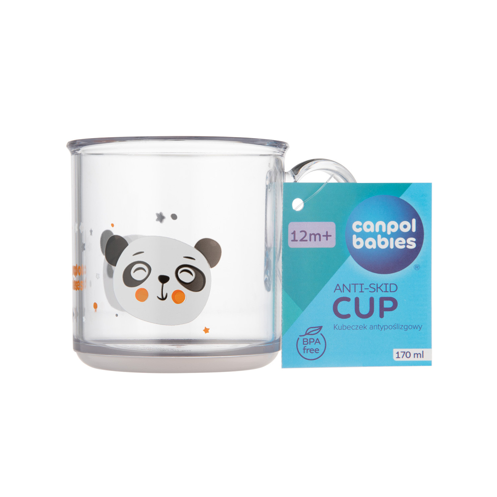 Канпол ԵՐԵԽԱՆԵՐԻ ՀԱՄԱՐ Բաժակ մանկական չսահող հիմքով թափանցիկ 4077