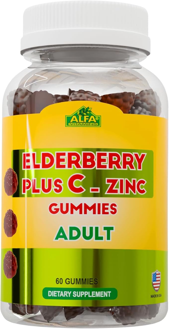Бузина MEDICINES Elderberry plus C Zinc gummies x 60