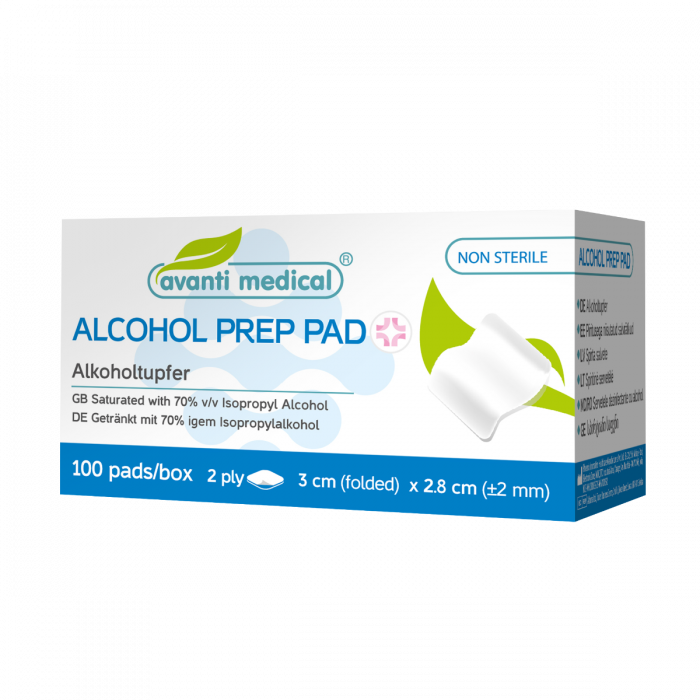 Спиртовые ԲԺՇԿԱԿԱՆ ՊԱՐԱԳԱՆԵՐ Սպիրտային տամպոններ N100 Avanti Medical
