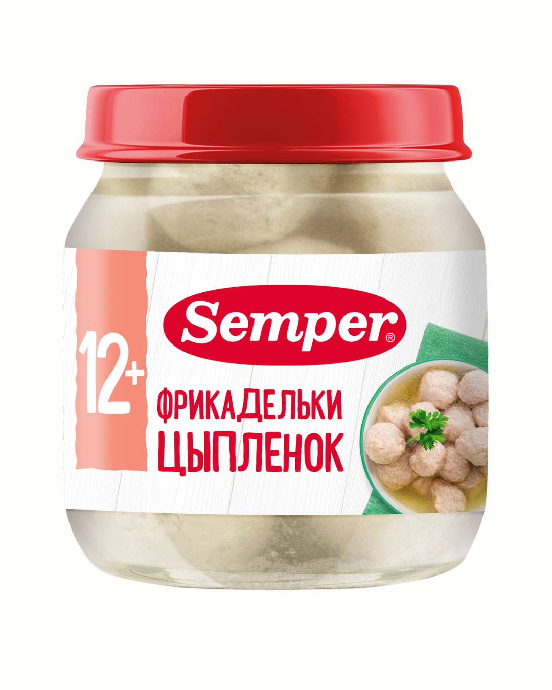Сэмпер FOR KIDS Semper chicken meatballs 12+ months 100g