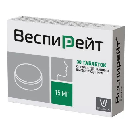 Веспирейт ԴԵՂՈՐԱՅՔ Վեսպիրեյտ դեղահաբեր 15մգ N30