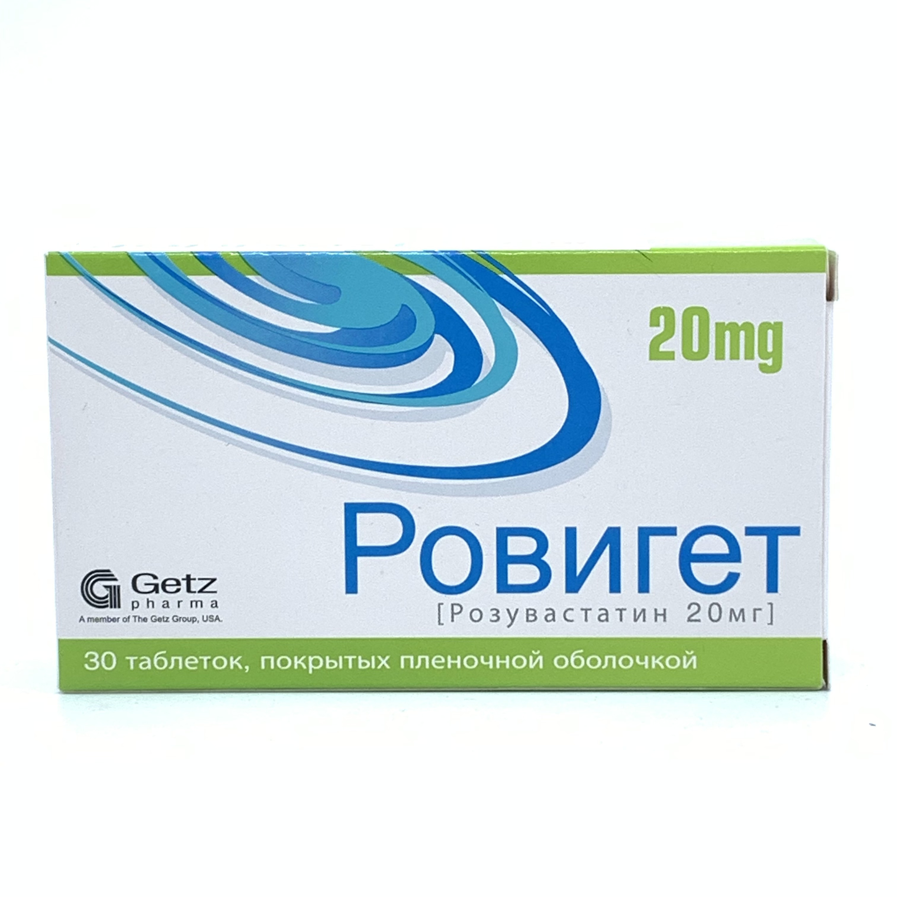 Ровигет MEDICINES Roviget tablets 20mg x 30