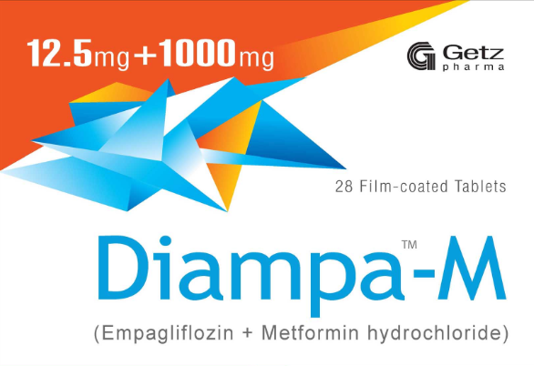 Диампа MEDICINES Diampa-M tablets 12.5mg + 1000mg N28