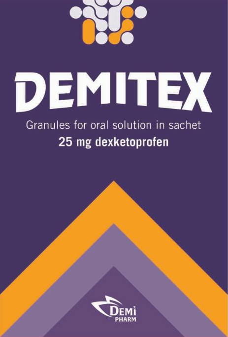 Демитекс ЛЕКАРСТВЕННЫЕ СРЕДСТВА Демитекс саше 25мг x 10