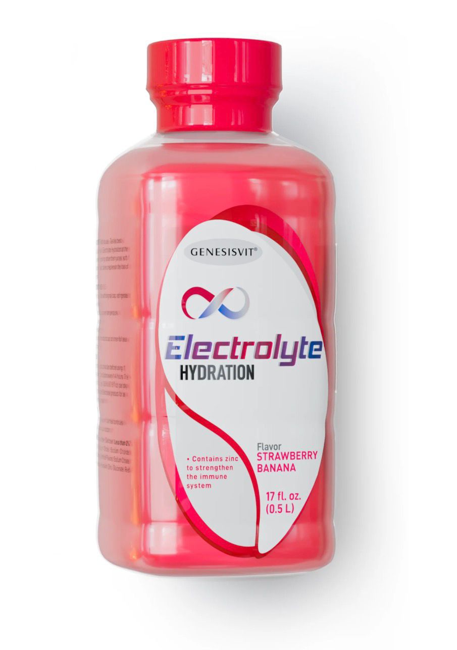 Электролит MEDICINES Electrolyte sol. for hydration strawberry and banana flavored 500ml