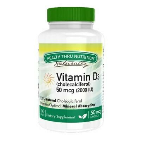 Витамин ԴԵՂՈՐԱՅՔ Վիտամին Դ3-2000 ԱՄ դեղապատիճներ 50մկգ x 100 UAS Labs