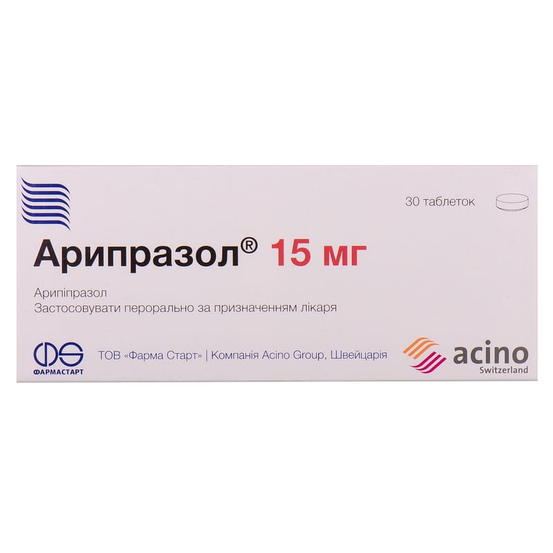 Арипразол MEDICINES Ariprazol tablets 15mg x 30