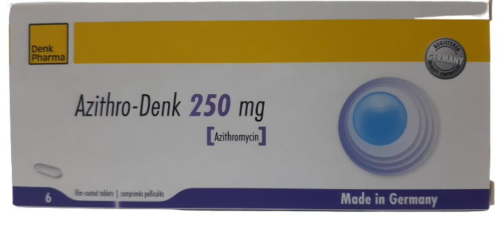 Азитро MEDICINES Azitro-Denk tablets 250mg N6