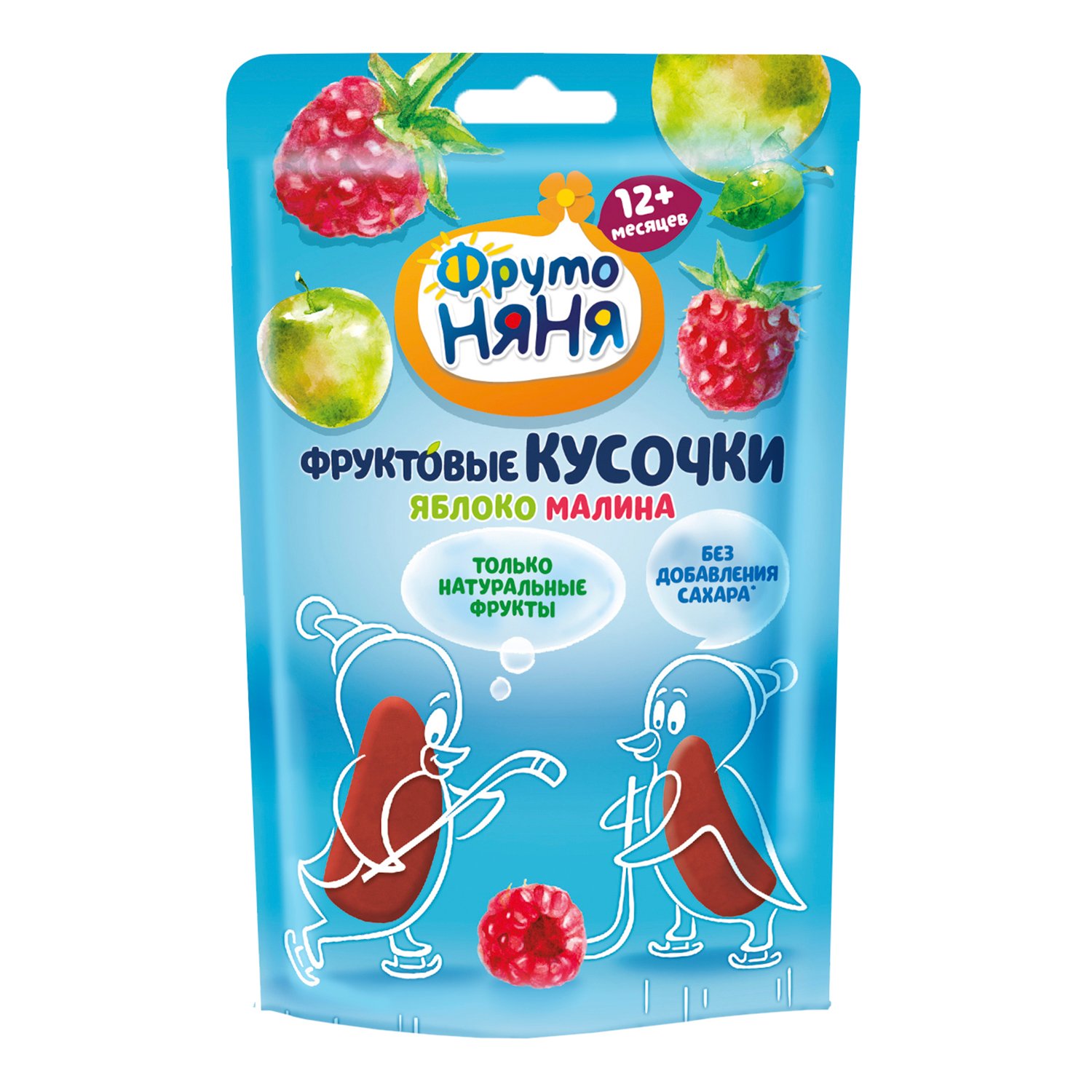 Фруто FOR KIDS Fruto Nyanya fruit pieces /apple, raspberry/ 12+ months 15g