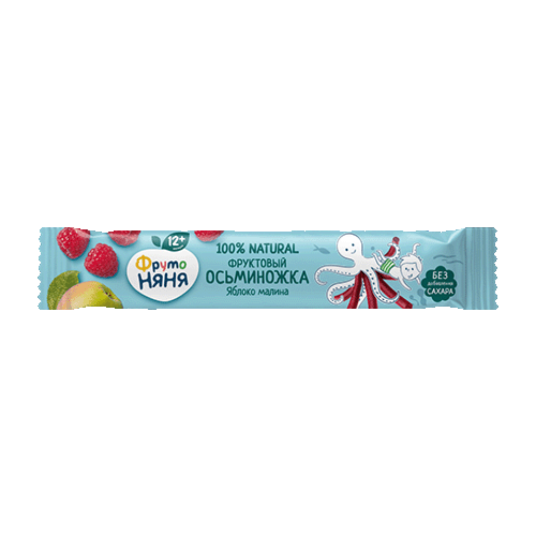 Фруто FOR KIDS Fruto nyanya fruity octopus apple raspberry 12m+ 16g