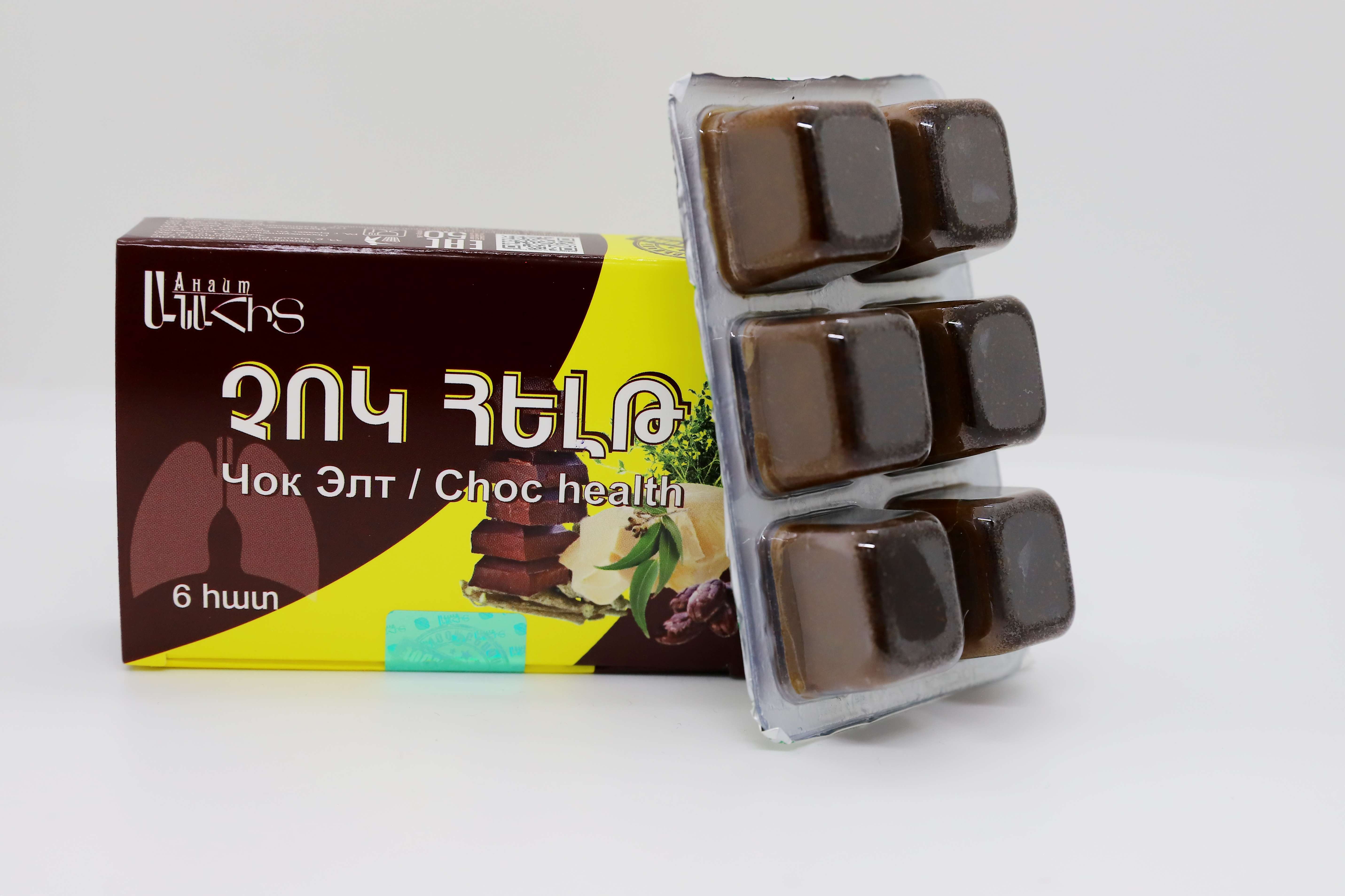 Чок MEDICINES Choc Health with herbs and chocolate 6g x 6