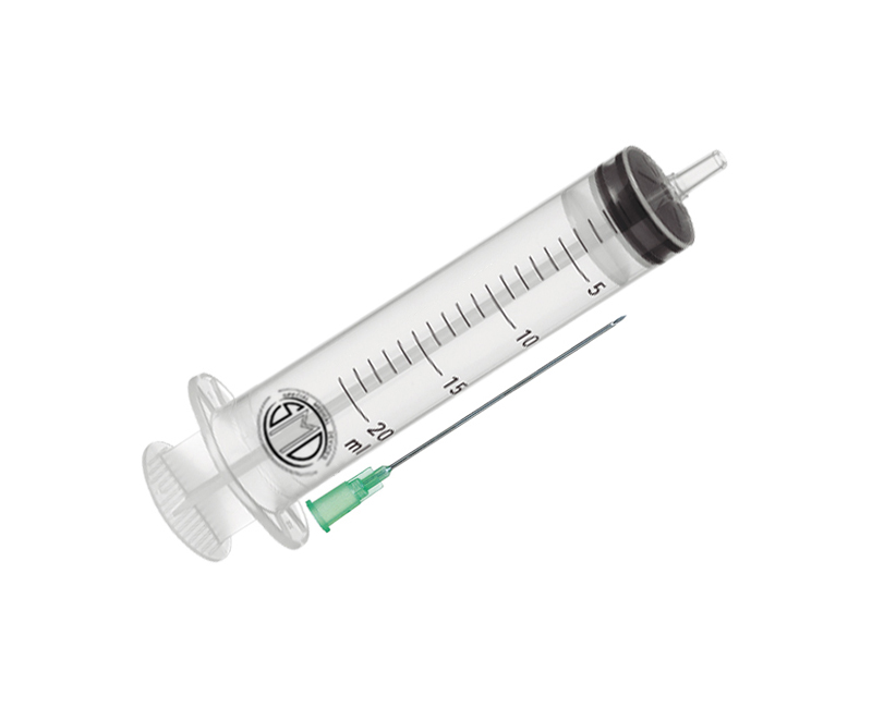 Шприц MEDICAL SUPPLIES Syringe 20ml 3 set with needle 21G Best