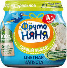 Фруто FOR KIDS Fruto Nyanya cauliflower puree 80g