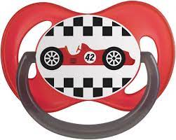 Канпол FOR KIDS Canpol Silicone pacifier symmetrical 6-18 Racing 4325