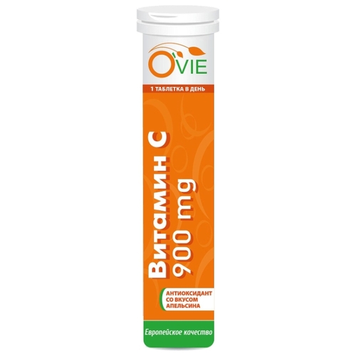 Витамин MEDICINES Vitamin C effervescent tablets. 900mg (orange) x 20