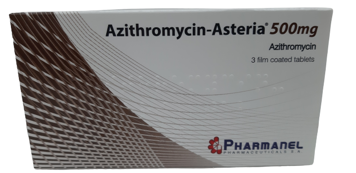 Азитромицин ԴԵՂՈՐԱՅՔ Ազիտրոմիցին-Աստերիա դեղահատեր 500մգ x 3