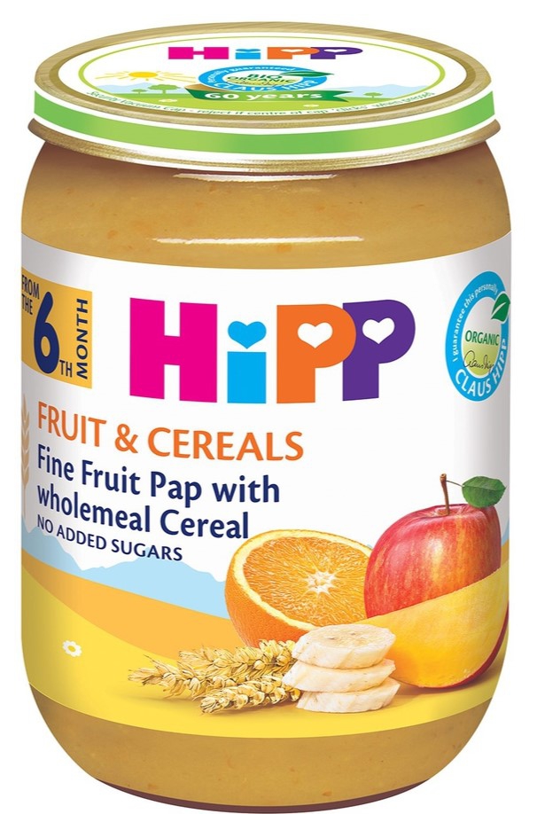 Хипп ПРОДУКТЫ ДЛЯ ДЕТЕЙ Хипп каша зерновая с фруктами с 6м 190г 4800