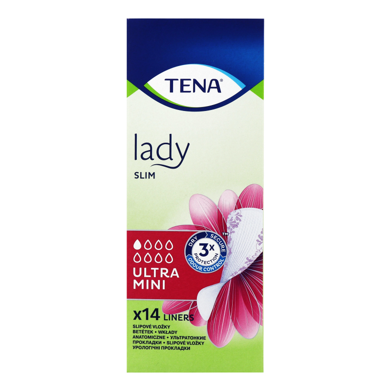 Тена СРЕДСТВА ПО УХОДУ Тена прокладки ультратонкие Lady slim x 14