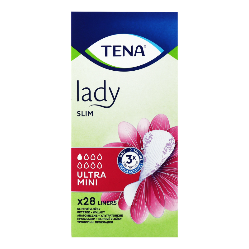 Тена СРЕДСТВА ПО УХОДУ Тена прокладки ультратонкие Lady slim x 28