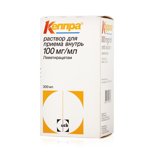 Кеппра MEDICINES Keppra solution for oral administration 100mg/ml, 300ml