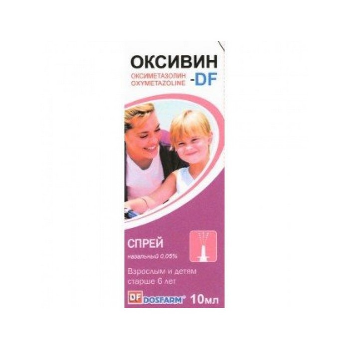 Оксивин MEDICINES Oxivin-DF nasal spray 0,05% 10ml