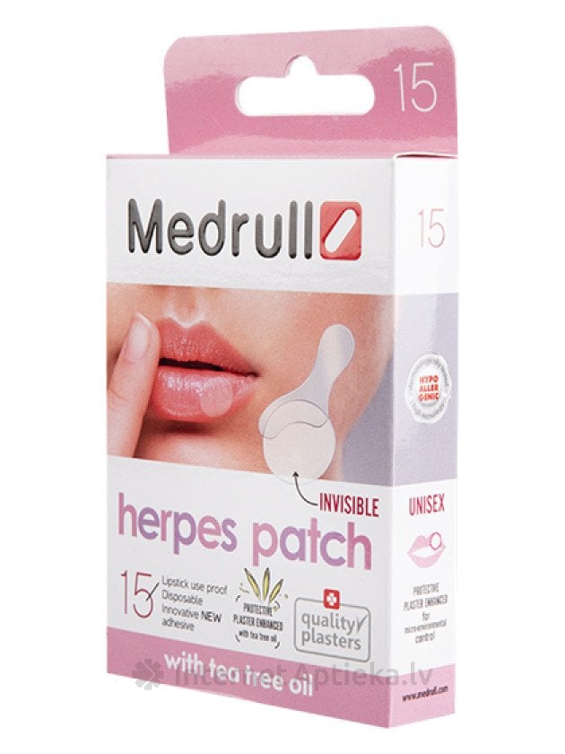 Пластырь MEDICAL SUPPLIES Herpes patch x 15 Medrull