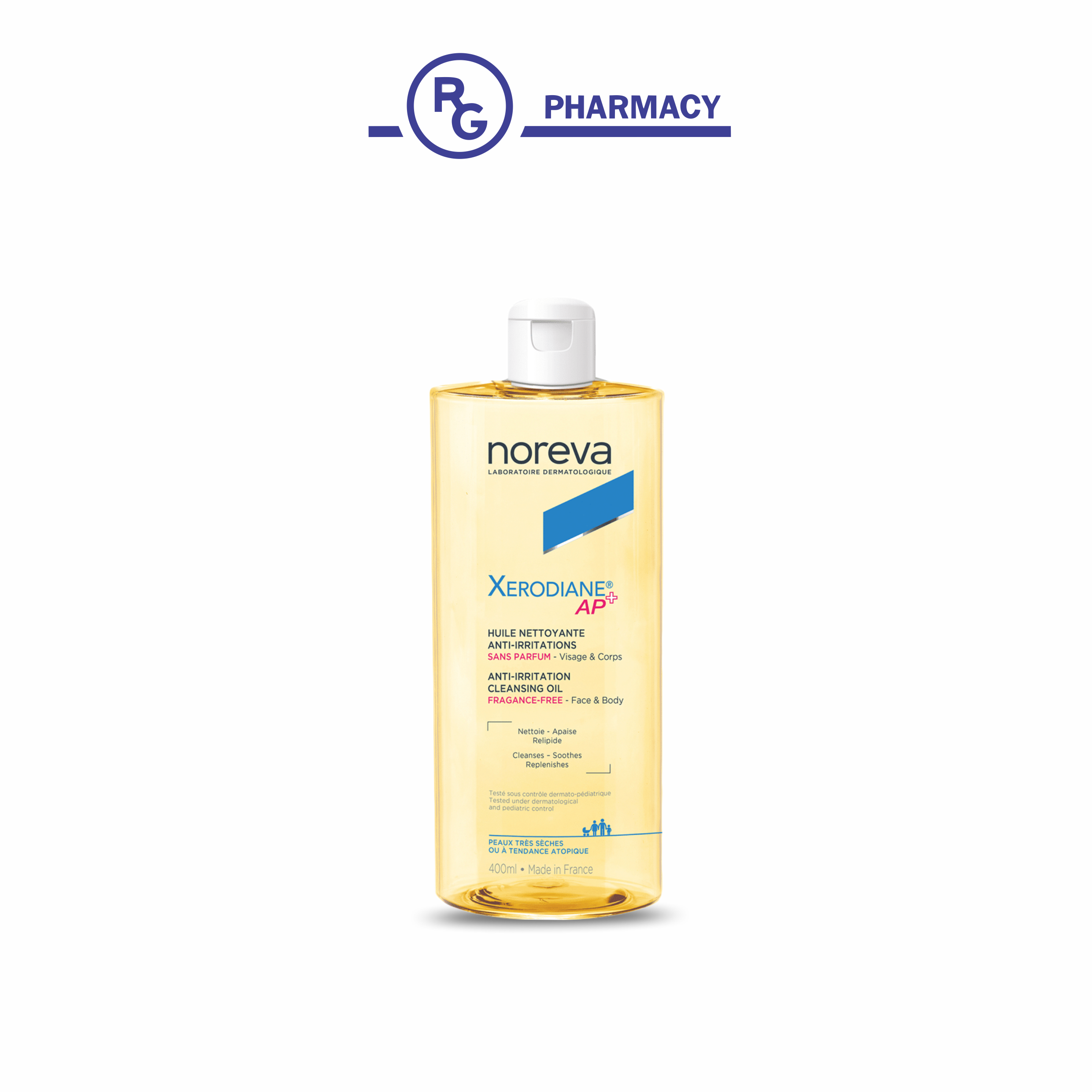 Норева CARE PRODUCTS Noreva Xerodiane AP+ cleansing oil for face and body 400ml #0975