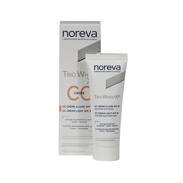 Норева СРЕДСТВА ПО УХОДУ Noreva Trio White XP CC солнцезащитный крем SPF30 40мл