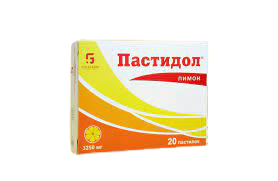 Пастидол MEDICINES Pastidol Lemon lozenges 3250mg x 20