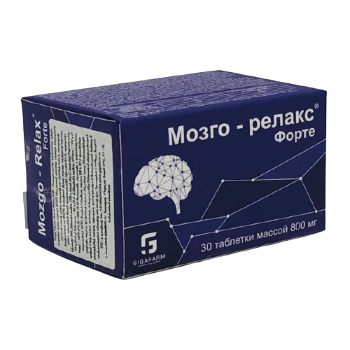 Мозго ԴԵՂՈՐԱՅՔ Մոզգո-Ռելաքս ֆորտե դեղհատեր 800մգ x 30