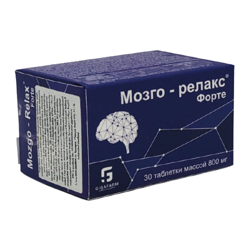 Мозго MEDICINES Mozgo-Relax forte tablets 800mg x 30