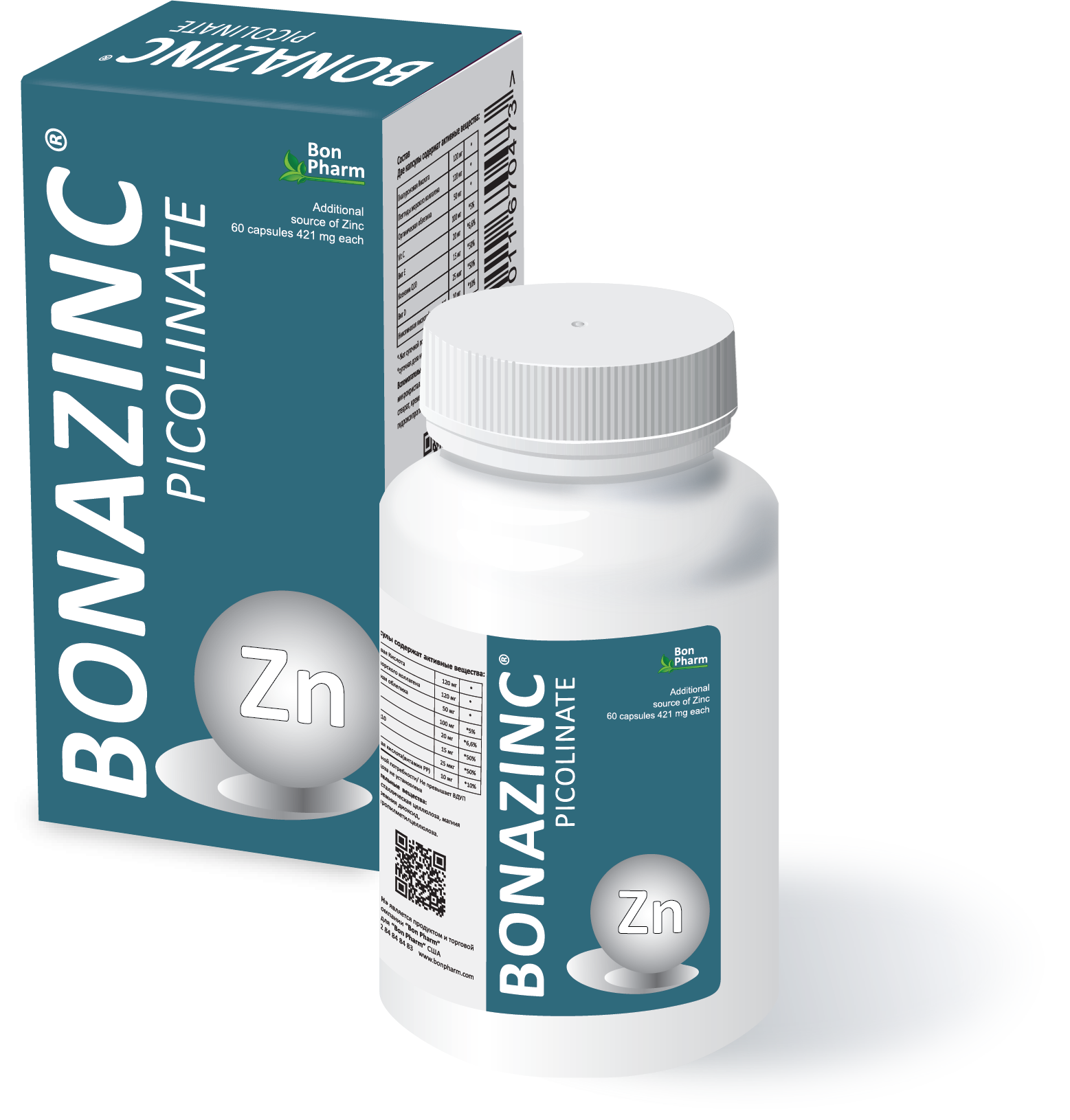 Бонацинк MEDICINES Bonazinc tablets 750mg x 60