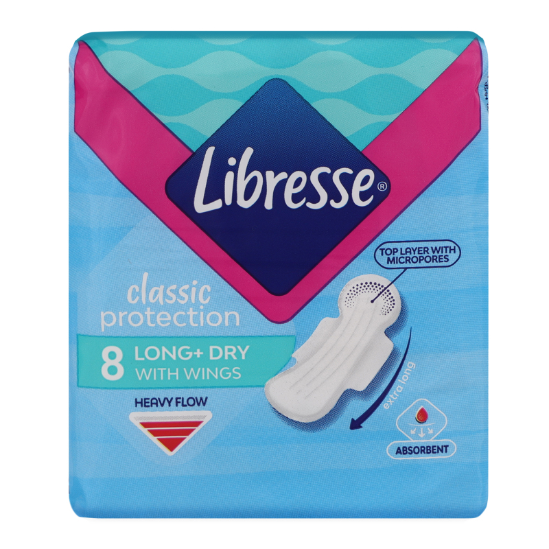 Либресс CARE PRODUCTS Libress classic ultra super long 8pcs (9588)