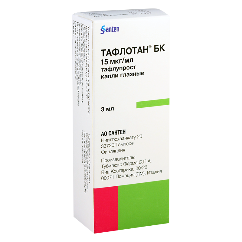 Тафлотан MEDICINES Taflotan PF eye drops 15mcg/ml 3ml